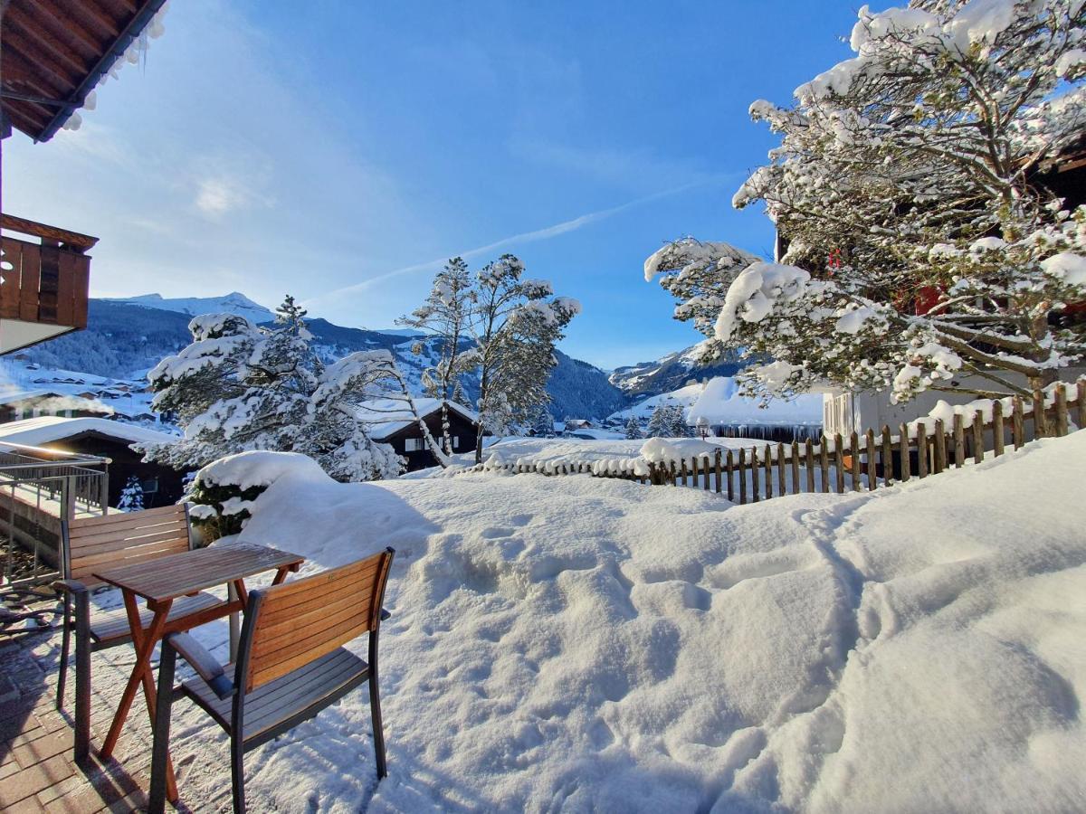 Mom - Alpine Boutique Apartments, Chalet Fagus, Terrace Studio 그린델발트 외부 사진