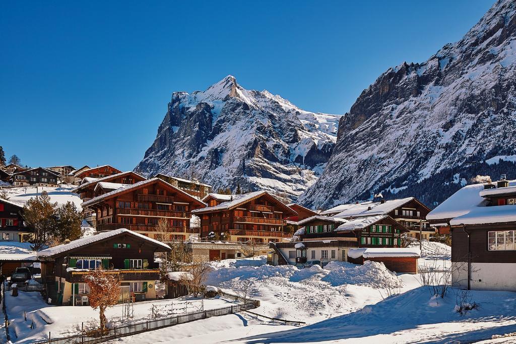 Mom - Alpine Boutique Apartments, Chalet Fagus, Terrace Studio 그린델발트 외부 사진