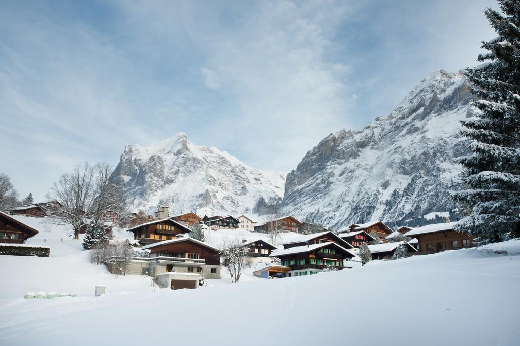 Mom - Alpine Boutique Apartments, Chalet Fagus, Terrace Studio 그린델발트 외부 사진
