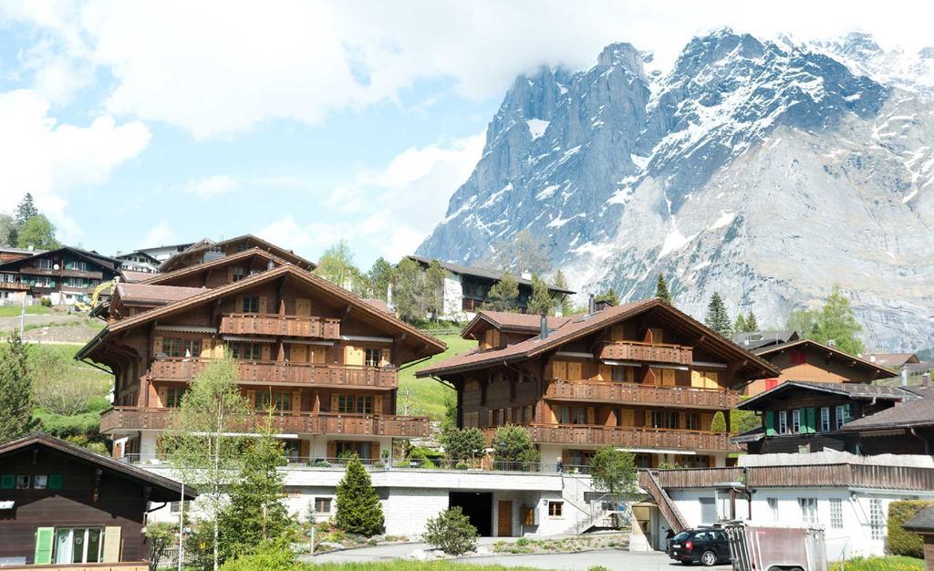 Mom - Alpine Boutique Apartments, Chalet Fagus, Terrace Studio 그린델발트 외부 사진