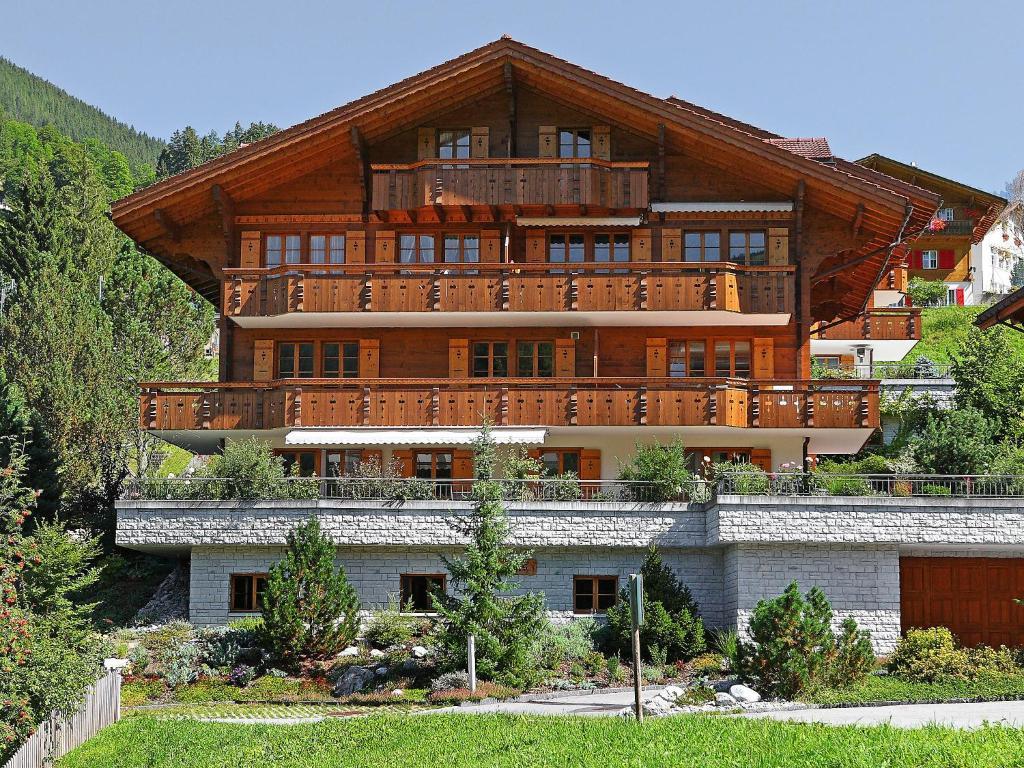 Mom - Alpine Boutique Apartments, Chalet Fagus, Terrace Studio 그린델발트 객실 사진
